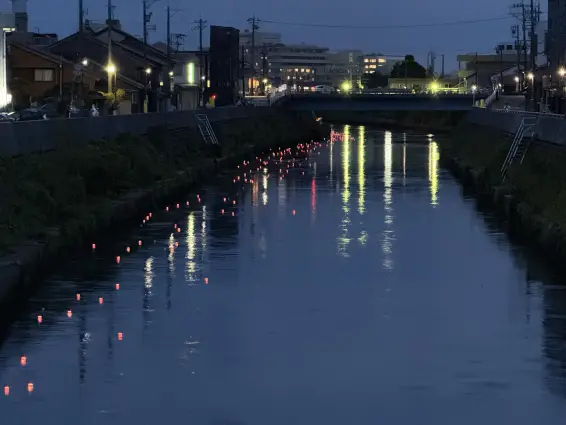 千保川灯籠流し祭-4