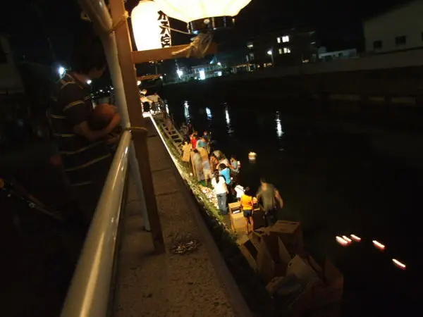 千保川灯籠流し祭-2