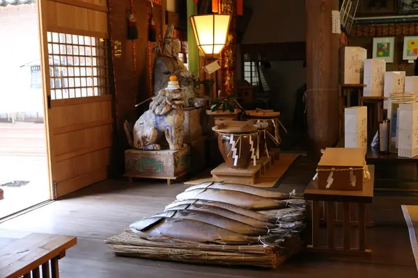 加茂神社「鰤分け神事」-2