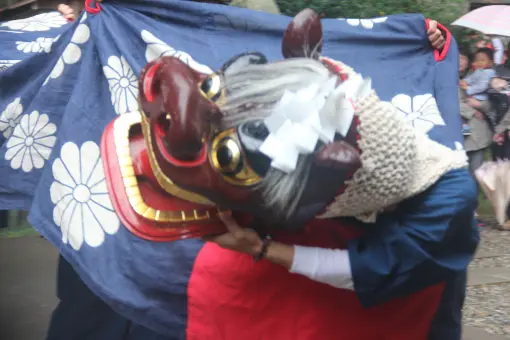 氣多神社春季例大祭「にらみ獅子」-0