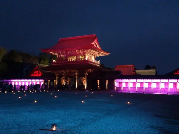 國寶瑞龍寺「春夜點燈與門前市」-2