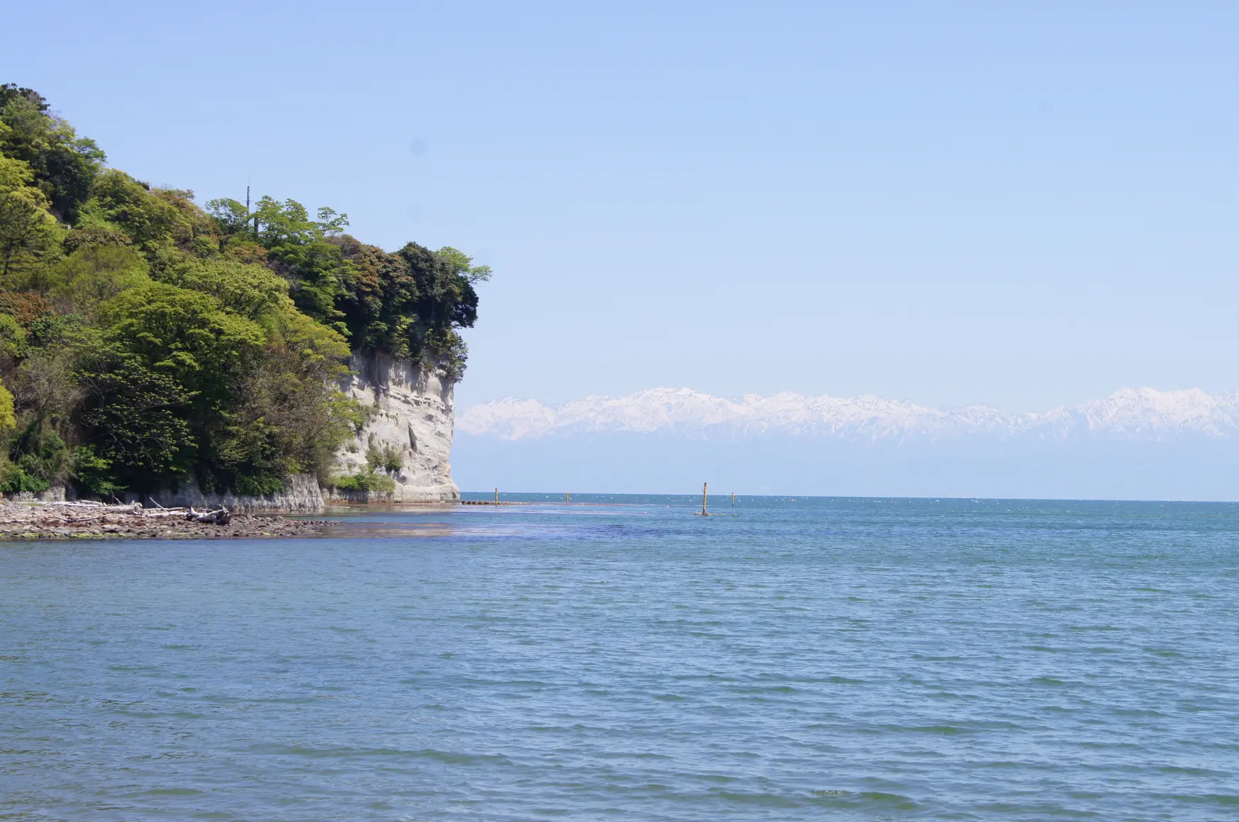 とやまビューポイント「阿尾 から見る 立山連峰」