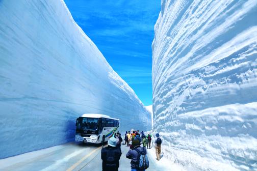 다테야마(立山)/ 눈의 대계곡 워킹-0