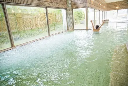 アルプスの湯で、旅の疲れもリフレッシュ！