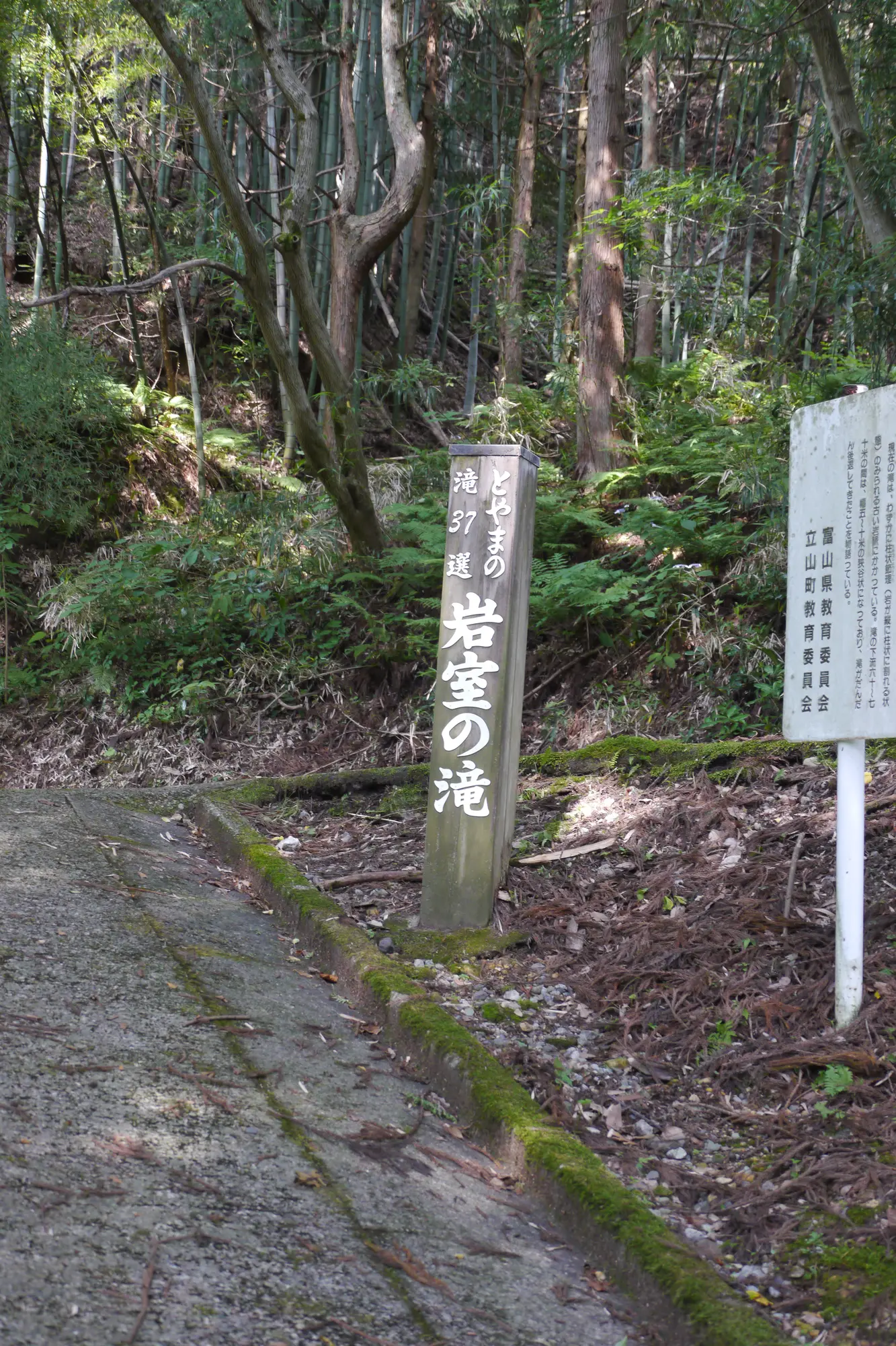 【通行止め】岩室の滝-4