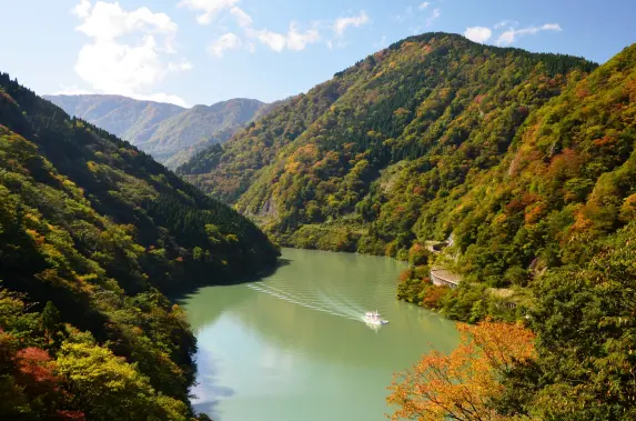 庄川峽湖上遊覽船-1