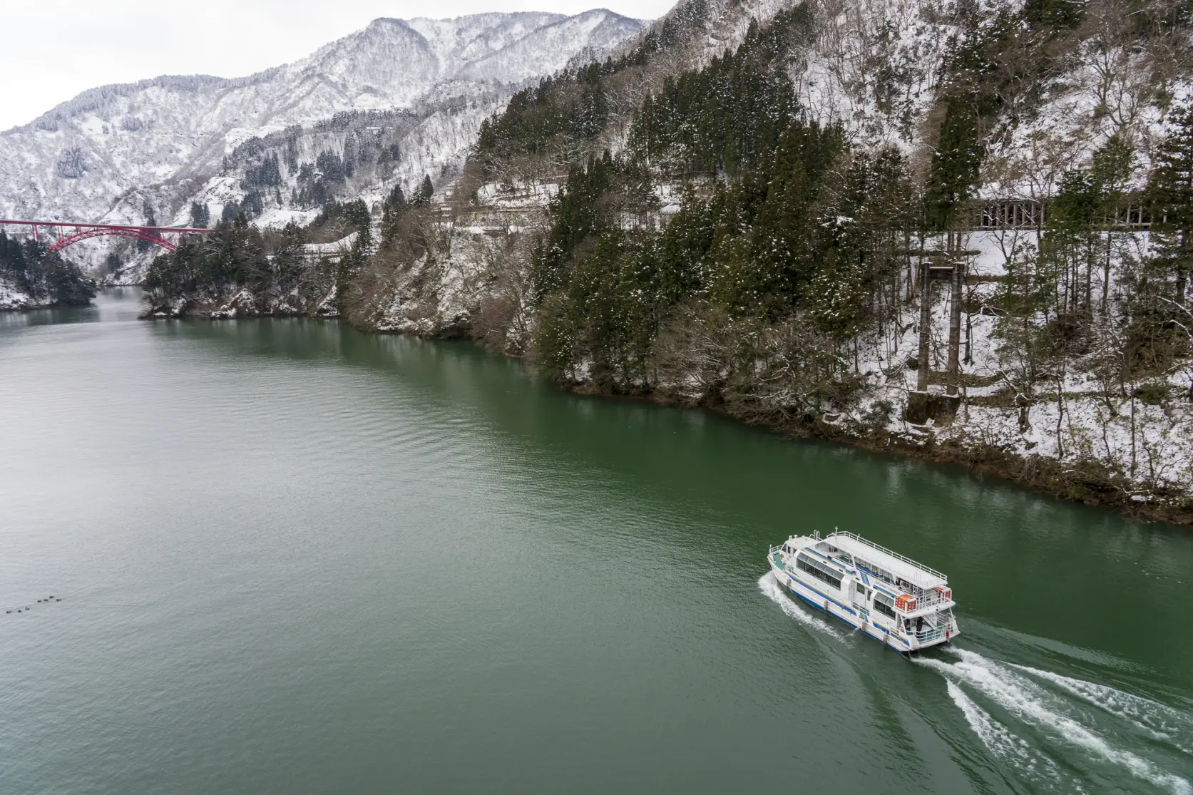 庄川峽湖上遊覽船-6