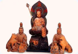 大豆谷八幡宮の僧形八幡神像-1