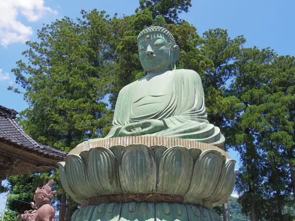 穏やかなまなざしの庄川大仏