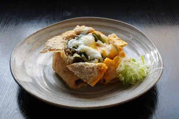 ボリューム満点！あげの中には大門素麺が！