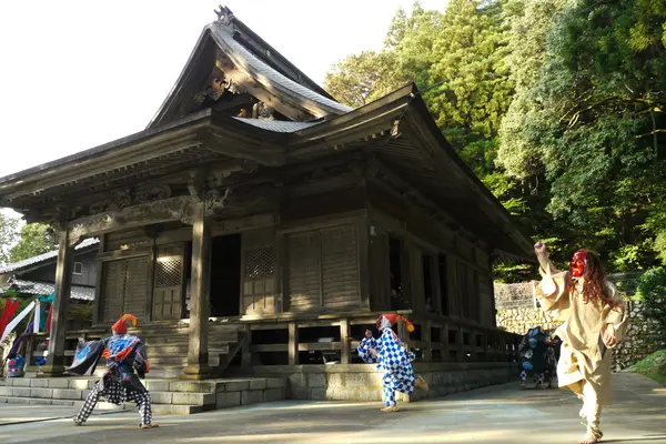 小川寺の獅子舞（春の祭礼）-2