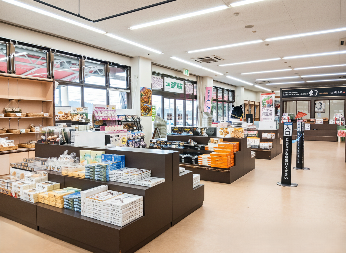 富山県全域のものをはじめ、立山限定のお土産が揃う