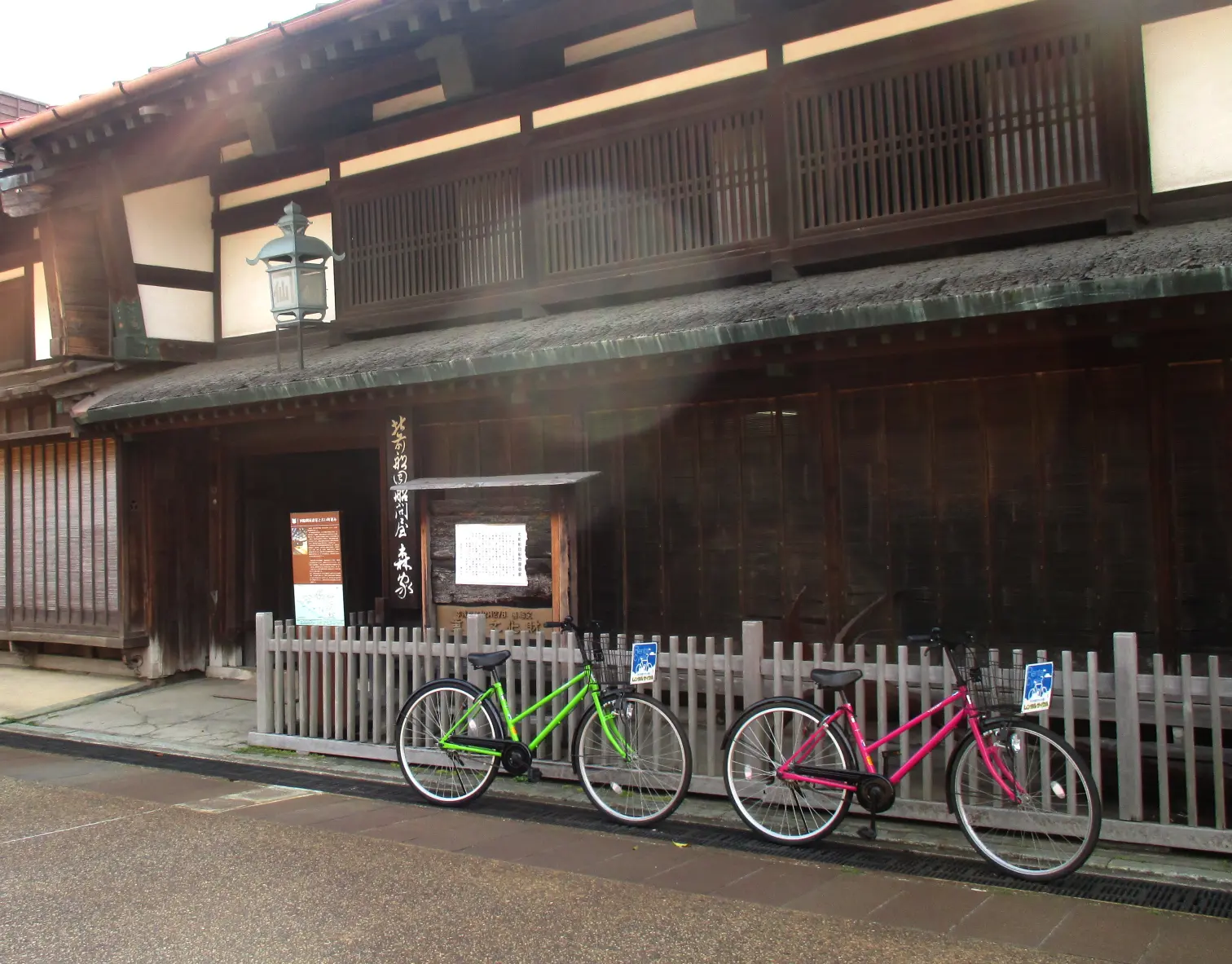 レンタルサイクルで町を巡ろう