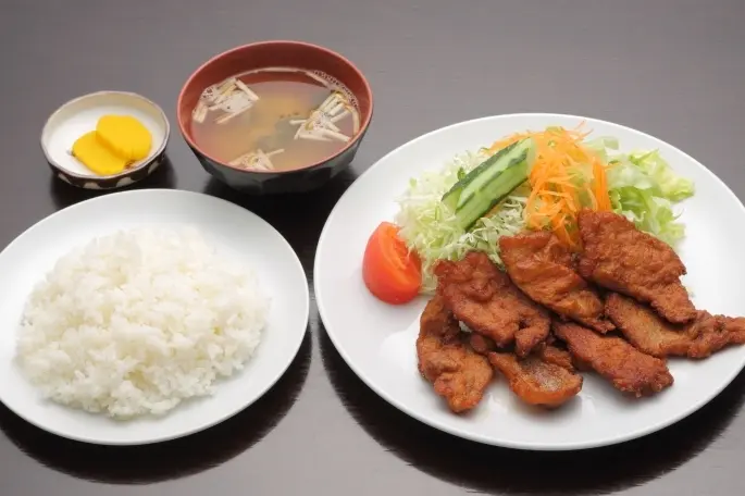 豚肉のから揚げ定食