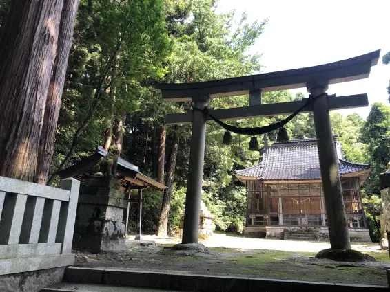 下山八幡社滝開き-2
