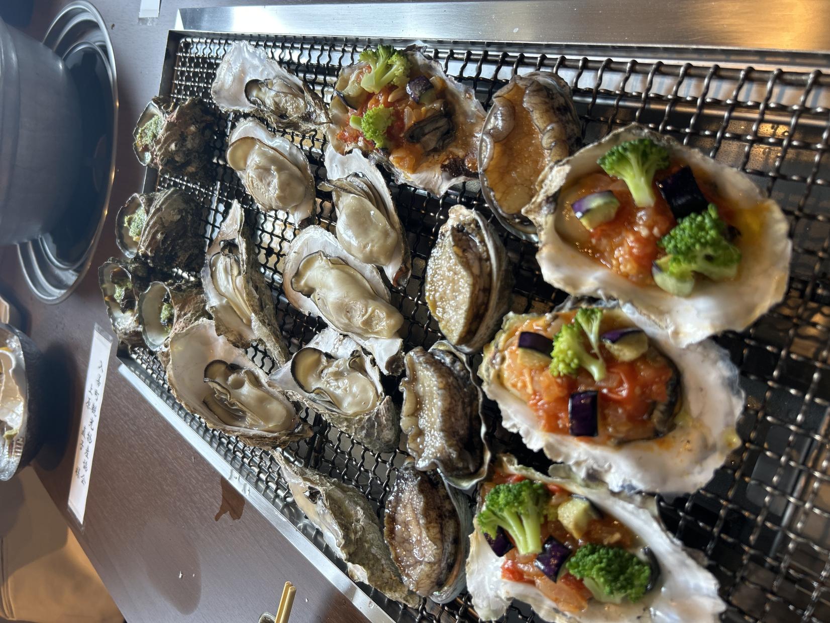 牡蠣料理を心ゆくまで楽しめます！