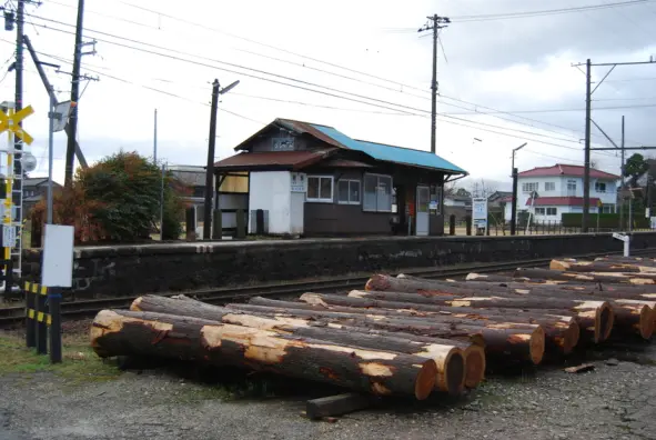 富山地方鉄道　若栗駅-1