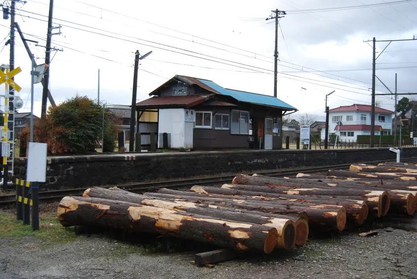 富山地方鉄道　若栗駅-1