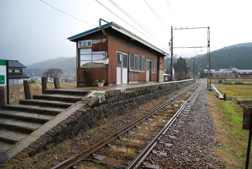 富山地方鉄道　下立駅-1
